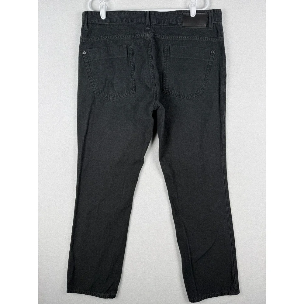 Calvin Klein Jeans‎ Mens 38x32 Washed Black Straight Leg 100% Cotton Denim Pants